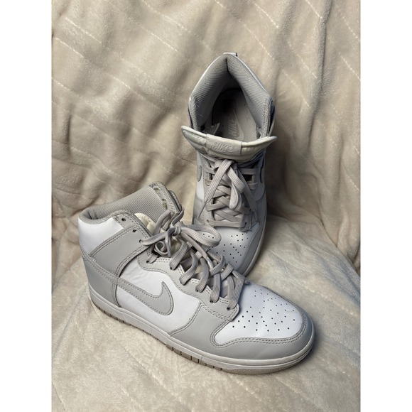 Nike Shoes - Nike Dunk High Platinum White Gray Sneakers Women's Size 8 DD1869-102